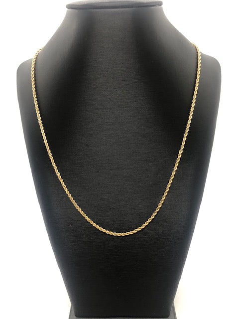 14kt Gold Rope Chain