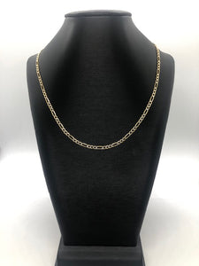 14kt Gold Figaro Link Chain (Kids Size)