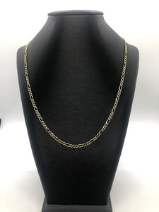 14kt Gold Figaro Chain