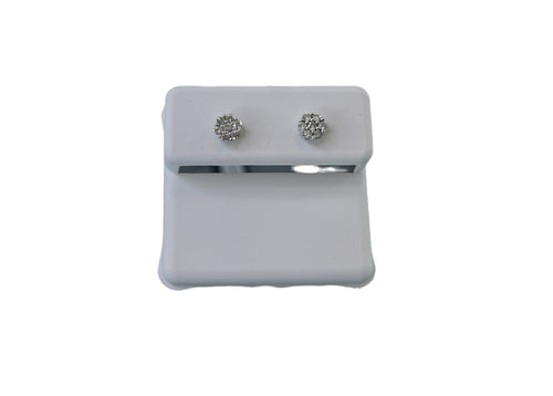 Diamond Earrings .30 Ct 10Kt White gold