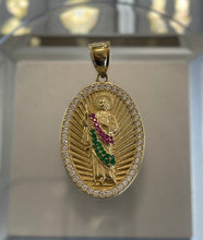 Load image into Gallery viewer, 14kt Gold San Judas Pendant