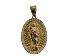 Load image into Gallery viewer, 14kt Gold San Judas Pendant